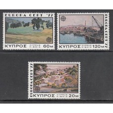 Chipre - Correo 1977 Yvert 459/61 ** Mnh Europa