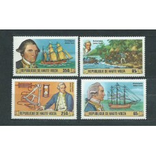 Alto Volta Correo Yvert 459/62 ** Mnh  Barcos