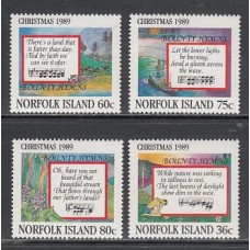 Norfolk - Correo Yvert 460/3 ** Mnh Navidad