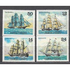 Samoa - Correo Yvert 460/3 ** Mnh Barcos