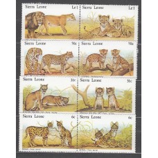 Sierra Leona - Correo Yvert 460/7 ** Mnh  Fauna