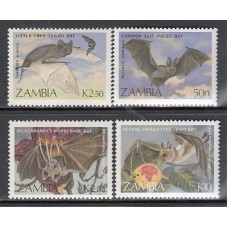 Zambia - Correo Yvert 461/4 ** Mnh   Fauna