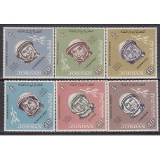 Jordania - Correo 1965 Yvert 462/7 ** Mnh  Astro