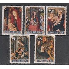 Cook - Correo Yvert 463/7 ** Mnh Navidad. Pinturas