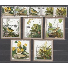 Niue - Correo Yvert 464/8+H 83/7 ** Mnh Fauna. Aves