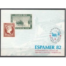 España II Centenario Hojas Recuerdo 1982 Edifil 110 Espamer 82 ** Mnh