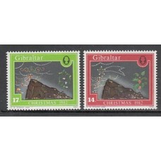 Gibraltar - Correo 1982 Yvert 465/6 ** Mnh Navidad