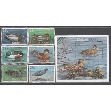 Kiribati - Correo Yvert 465/70+H 37 ** Mnh Fauna. Aves