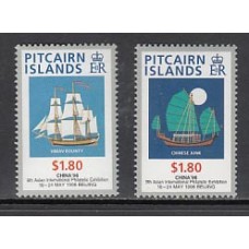 Pitcairn - Correo Yvert 466/7 ** Mnh Barco