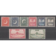 Pakistan - Correo Yvert 47/54 * Mh