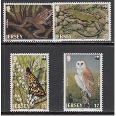 Jersey - Correo 1989 Yvert 470/3 ** Mnh Fauna