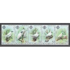 Seychelles - Correo Yvert 470/4 ** Mnh  Fauna aves