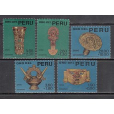 Peru - Correo 1966 Yvert 472/6 ** Mnh El Oro de Peru