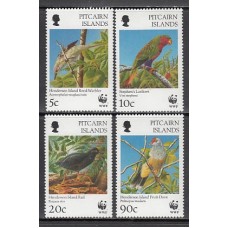 Pitcairn - Correo Yvert 472/7 ** Mnh Fauna Aves