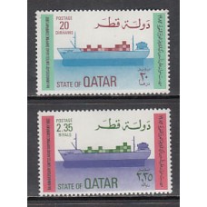 Qatar - Correo Yvert 474/5 ** Mnh  Barcos