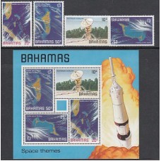 Bahamas - Correo 1981 Yvert 474/6+Hb 32 ** Mnh Astro