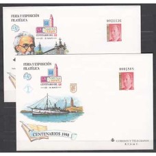España II Centenario Sobres enteros postales 1998 Edifil 46/7 **