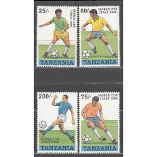 Tanzania - Correo Yvert 476/9 ** Mnh   Deportes fútbol