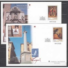 España II Centenario Sobres enteros postales 1999 Edifil 55/6 ** Mnh