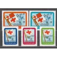 Tonga - Correo Yvert 478/9+A 295/7 ** Mnh Cruz Roja