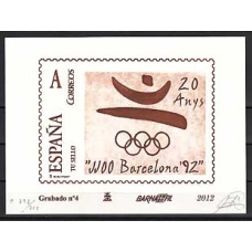 España II Centenario Grabados F.N.M.T Edifil 4  Olimpiadas de Barcelona 92