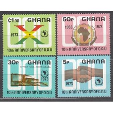 Ghana - Correo 1973 Yvert 479/82 ** Mnh