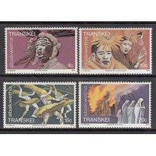 Transkey - Correo Yvert 48/51 ** Mnh