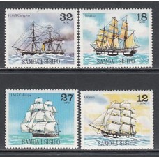 Samoa - Correo Yvert 480/3 ** Mnh Barcos