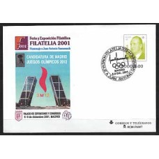 España II Centenario Sobres enteros postales 2001 Edifil 74 usado
