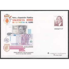 España II Centenario Sobres enteros postales 2002 Edifil 75 ** Mnh  Juego