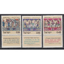 Israel - Correo 1972 Yvert 481/3 ** Mnh