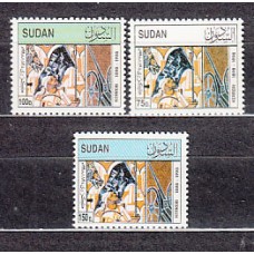 Sudan - Correo Yvert 481/3 ** Mnh  Batalla de Kerreri