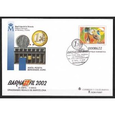 España II Centenario Sobres enteros postales 2002 Edifil 77 usado  Juego