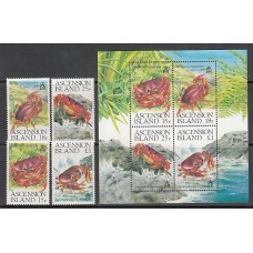 Ascension - Correo Yvert 482/5+Hb 18 ** Mnh  Fauna
