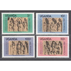 Uganda - Correo Yvert 482/5 ** Mnh  Navidad