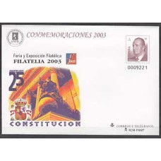 España II Centenario Sobres enteros postales 2003 Edifil 89 ** Mnh