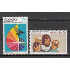 Australia - Correo 1972 Yvert 484/5 ** Mnh Navidad