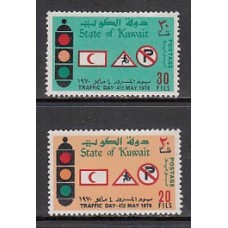 Kuwait - Correo 1970 Yvert 485/6 ** Mnh  Seguridad viaria