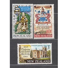 Nueva Zelanda - Correo 1969 Yvert 485/7 ** Mnh