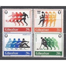Gibraltar - Correo 1984 Yvert 485/8 ** Mnh Deportes