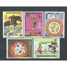 Benin - Correo Yvert 486/90 ** Mnh  Olimpiadas de Moscu