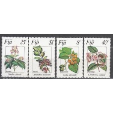 Fidji - Correo Yvert 488/91 ** Mnh Flores