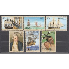 Tuvalu - Correo Yvert 488/93 ** Mnh Barcos