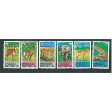 Alto Volta Correo Yvert 488/93 ** Mnh  Fauna