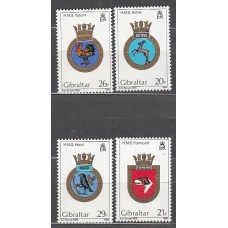 Gibraltar - Correo 1984 Yvert 489/92 ** Mnh Escudos