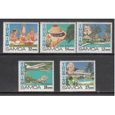 Samoa - Correo Yvert 490/4 ** Mnh Turismo