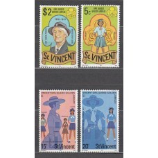 San Vicente - Correo Yvert 491/4 ** Mnh Scoutismo