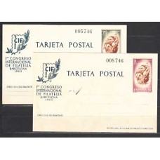 España II Centenario Enteros postales Edifil 88/9 Año 1960 ** Mnh