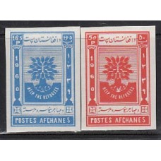 Afganistan Correo Yvert 494/95s ** Mnh  Año del refugiado