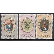 Samoa - Correo Yvert 495/7 ** Mnh Personajes
